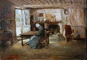 Emile Bernard After Coffee Sweden oil painting artist